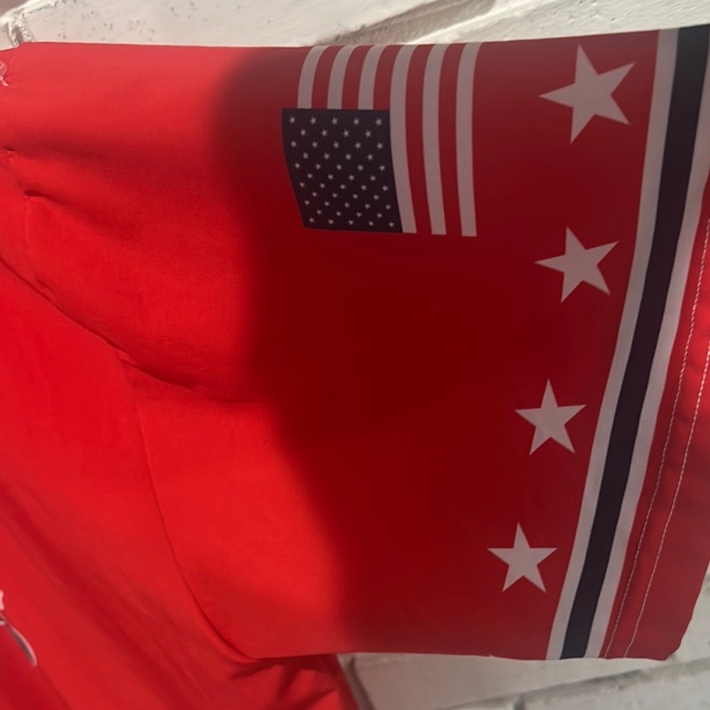 Red and White Patriots Sports Jerseys - Picture 5 of 9